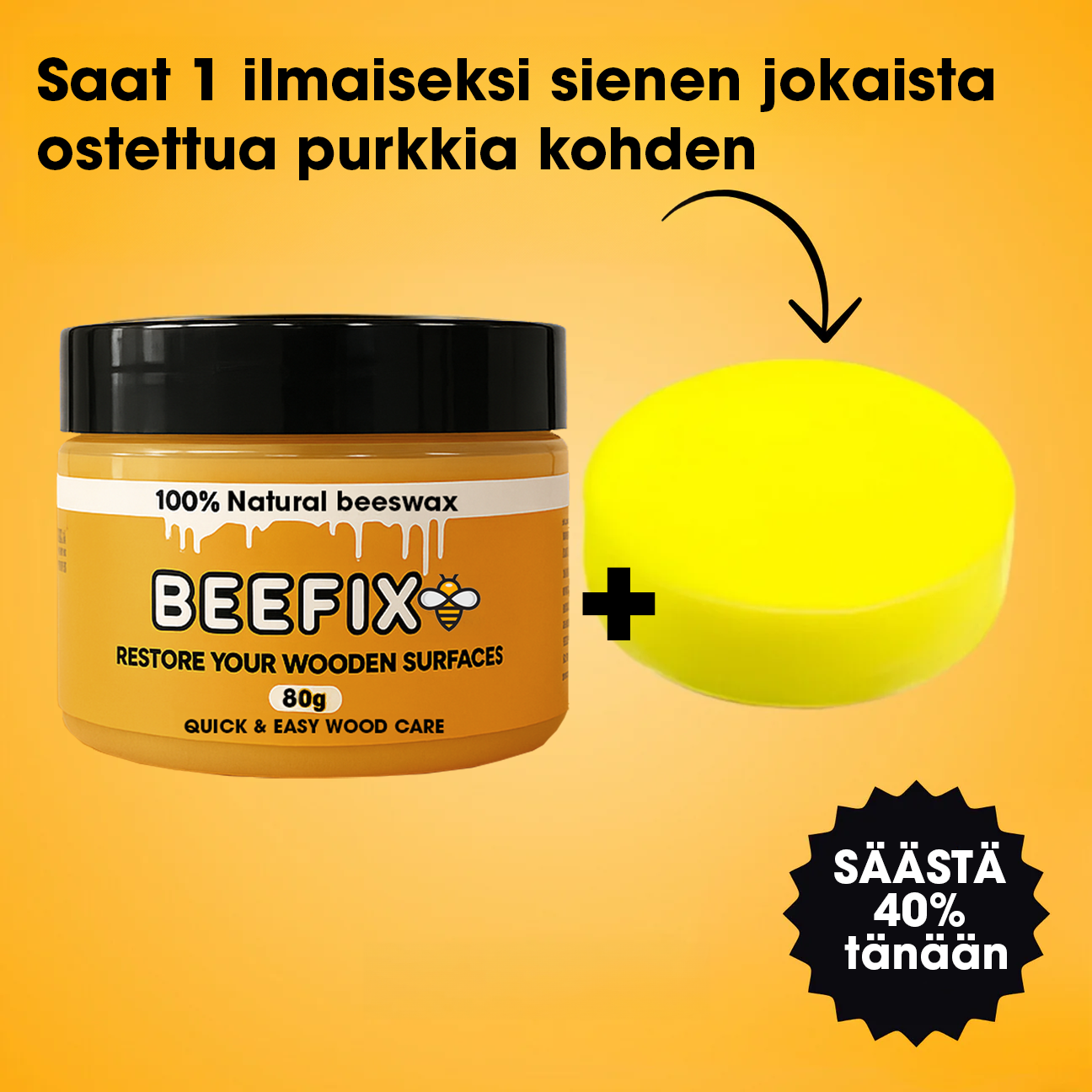 BeeFIX™ – Uudista puuhuonekalusi ilman remonttia